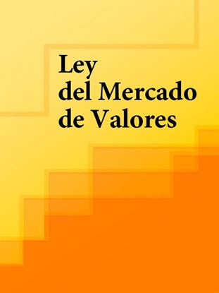 Обложка книги "Ley del Mercado de Valores"