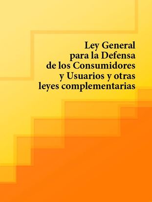 Обложка книги "Ley General para la Defensa de los Consumidores y Usuarios y otras leyes complementarias"
