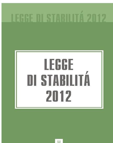 Обложка книги "Legge di stabilità 2012"