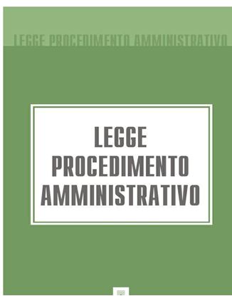 Обложка книги "Legge Procedimento Amministrativo"