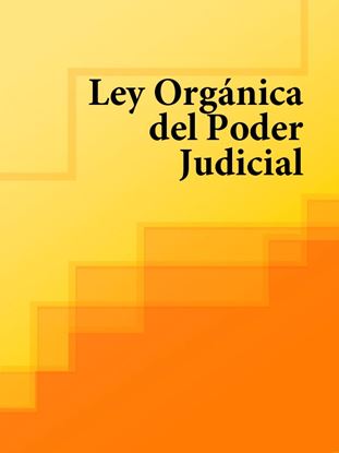 Обложка книги "Ley Organica del Poder Judicial"