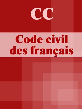 Обложка книги "CC Code civil des français"