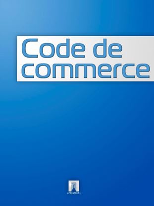 Обложка книги "Code de commerce"