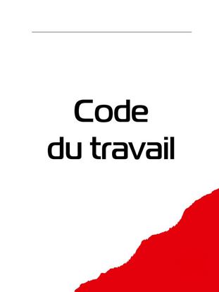 Обложка книги "Code du travail"