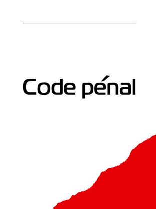 Обложка книги "Code penal"