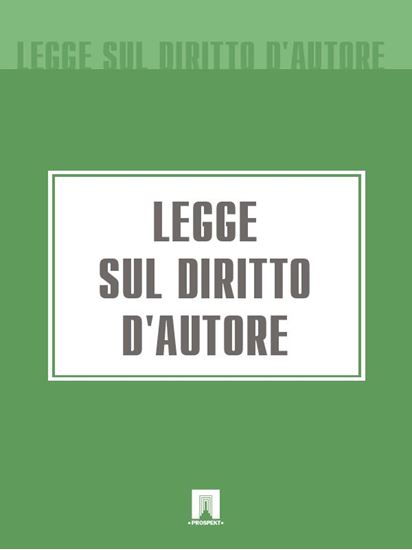 Обложка книги "Legge sul diritto d&apos;autore"