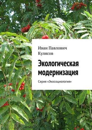 Обложка книги "Экологическая модернизация. Серия «Экосоциология»"