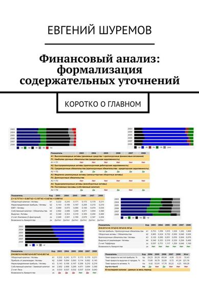 Обложка книги "Финансовый анализ: формализация содержательных уточнений. Коротко о главном"