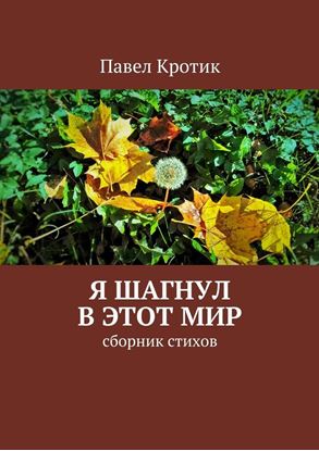 Обложка книги "Я шагнул в этот мир. Сборник стихов"